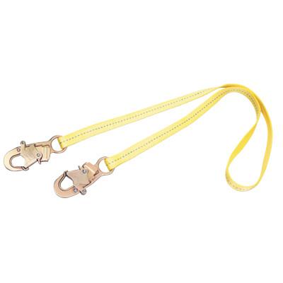 Capital Safety D-Ring Extension Harness Accessories, 1.5ft, Snap Hook/D-Ring Connection, Yellow, 1231430