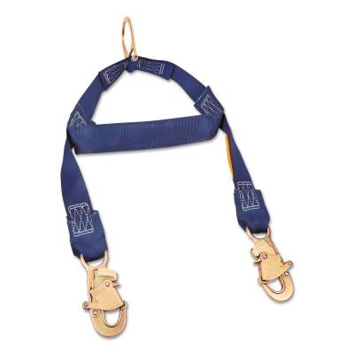 3M™ Rescue/Retrieval Y-Lanyards with Spreader Bar, 2 ft, Snap Hook, 310 lb, 1231460