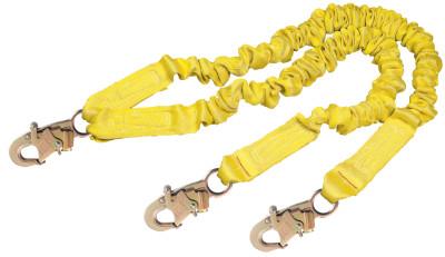 3M™ ShockWave2 Shock Absorbing Lanyard, 6 ft, Double Locking Connection, 2 Legs, 1244406