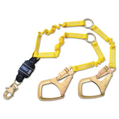 3M™ Force2 Hi-Vis Elastic 100 Tie-Off Shock Absorbing Lanyards, 6ft, 310/420lb, 1246152