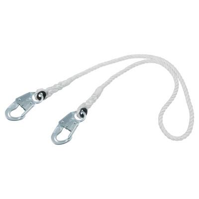 Capital Safety PRO Rope Positioning Lanyards, 6 ft, Self-Locking Snap Hook, 310 lb, 1385501