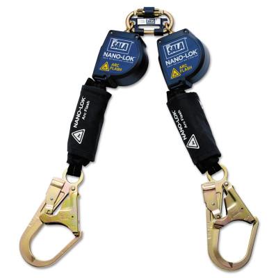 Capital Safety Nano-Lok AF Twin Leg Interfaces, 3/4 in, Self-lock/Closing-Gate, Steel Hook, 70007445730