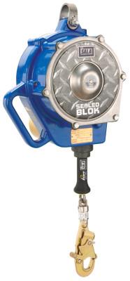 3M™ Sealed Blok Self-Retracting Lifeline, 50 ft, Snap Hook, Swivel Connection, 1 Leg, 3400930