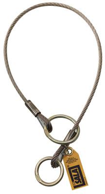 3M™ Wire Rope Choker Slings, O-Ring/D-Ring, 4 ft Cable, 5900550