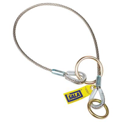 3M™ Wire Rope Choker Slings, O-Ring/D-Ring, 6 ft Cable, 5900551