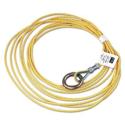 3M™ Taglines for Self Retracting Lifelines, Hook, 25 ft, 7211857