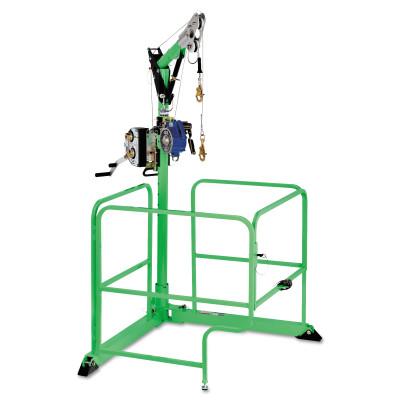 3M™ 4-in-1 Davit Guard Portable Confined-Space Entry Systems, Winch; SRL Bracket, 8530352