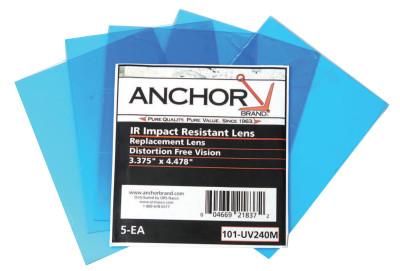 Anchor Products Cover Lens, 100% Polycarbonate, Miller, Outside Cover Lens, 12 7/8 in x 1 1/2 in, UV240M
