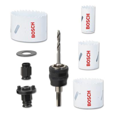 Bosch Tool Corporation Power Change Holesaw Sets, Starter Set, 8 Piece, Bi-Metal, HBUSKIT