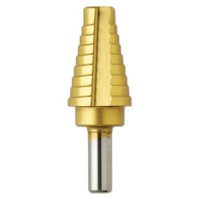 Bosch Tool Corporation Titanium Coated Step Drill Bits, 9/16 in - 1 in, 8 Steps, SDT7
