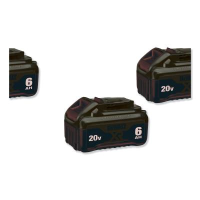 DeWalt® Battery Packs, 6 A-h, 20/60 V, DCB606