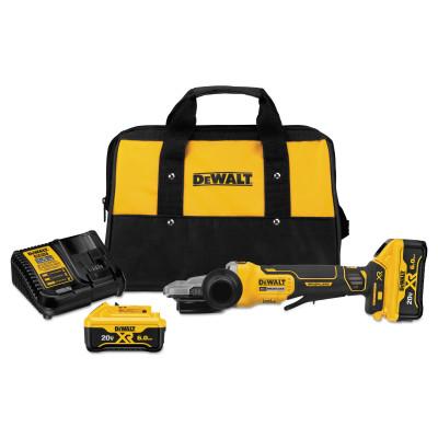 DeWalt® 20V MAX XR Brushless Small Angle Grinder Kits with Kickback Brakes, 5 in, DCG413FR2