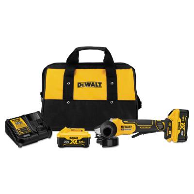 DeWalt® 20V MAX* XR® Brushless Small Angle Grinder Kits with Kickback Brakes, 4-1/2 in, DCG413R2
