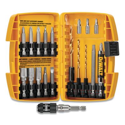 DeWalt® RAPID LOAD® ToughCase®+ Accessory Set, 20-Pc., 1/4-in Hex Shank, DW2503