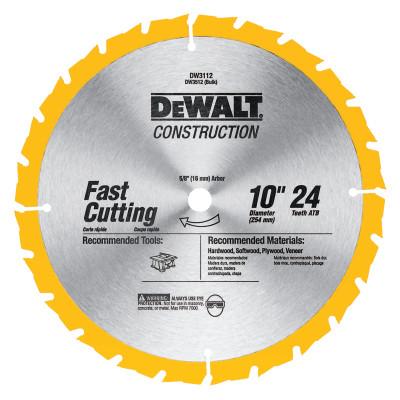 DeWalt® 10" 24T THIN KERF TABLE, DW3112