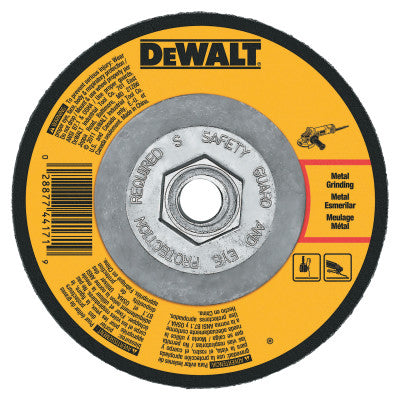 DeWalt® High-Performance Wheel, 4 1/2 in Dia, 1/8 in Thick, 24 Grit Alum. Oxide, DWA4511H