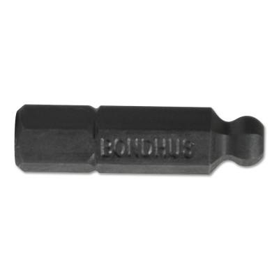 Bondhus® Balldriver Insert Bits, 3 mm, 1/4 in Hex Drive, 11056