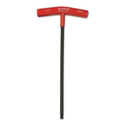 Bondhus?? Balldriver T-Handle Hex Keys, 8 mm, 11.2 in Long, 13172