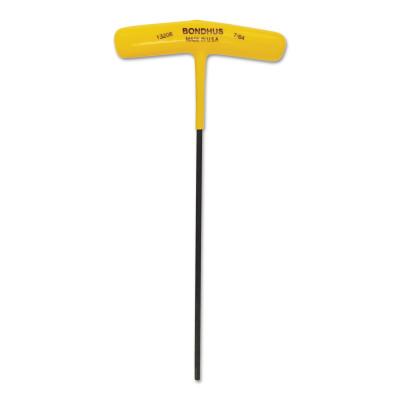 Bondhus?? Hex T-Handle Keys, 7/64 in, 6.8 in Long, 13206