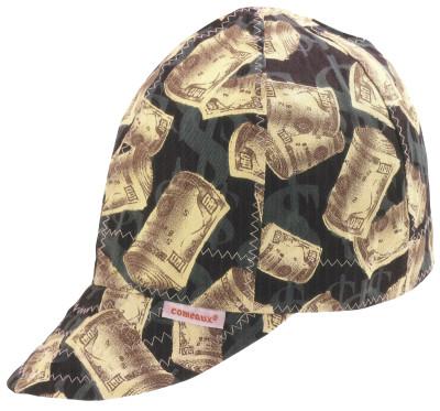 Comeaux Caps Deep Round Crown Caps, 7 7/8, Black, BL13778