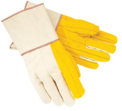 MCR Safety 16 OZ. GOLDEN FLEECE CHORE GLOVES W/4-1/2" GA, 8516G