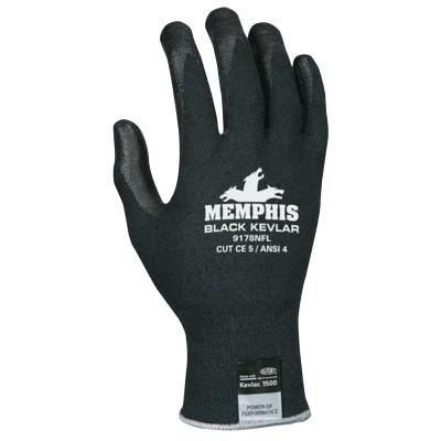MCR Safety 9178NF Cut Protection Gloves, Large, Black, 9178NFL