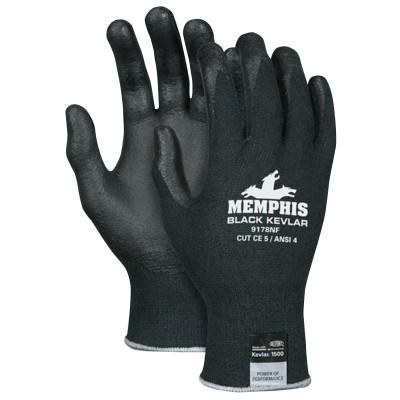 MCR Safety 9178NF Cut Protection Gloves, X-Large, Black, 9178NFXL