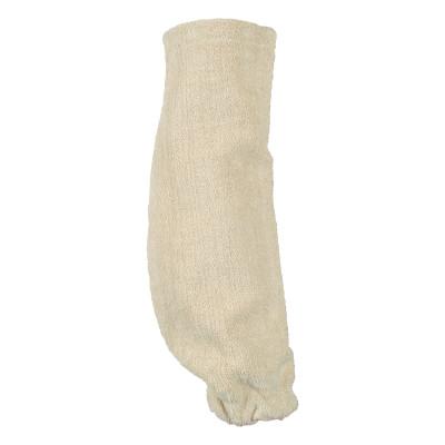 MCR Safety Terry Sleeves, 18 in Long, Loop-Out, Large, Natural, 9432SFR