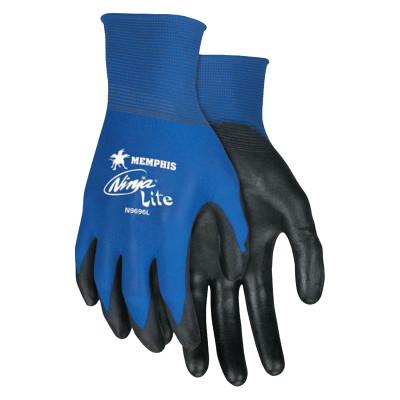 MCR Safety Ninja Lite Gloves, Medium, Black/Blue/White, N9696M