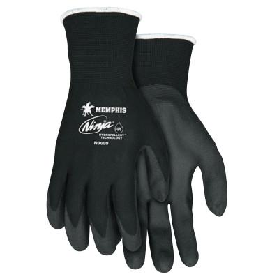 MCR Safety Ninja HPT Coated Gloves, Large, Black, N9699L