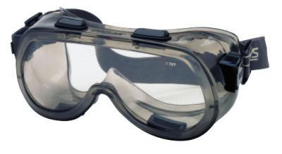 MCR Safety Verdict Goggles, Clear/Gray, Scratch Resistant, Elastic Strap, 2400