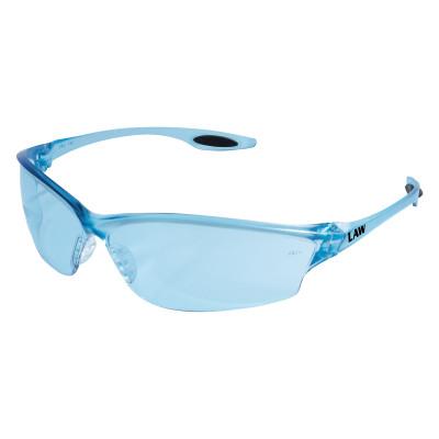 MCR Safety Law 2 Temple Inserts, Light Blue Lens, Polycarbonate, Duramass Hard Coat, LW213