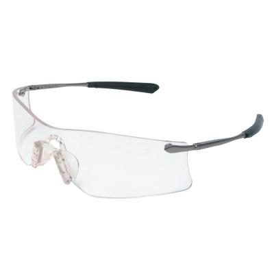 MCR Safety Rubicon Protective Eyewear, Clear Lens, Polycarbonate, Anti-Fog, Frame, T4110AF
