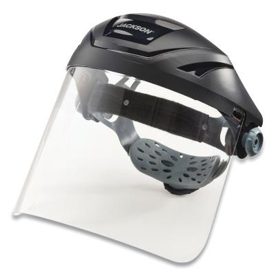 Jackson Safety Splash Shield, PED, Clear, Unbound Shape E, 9 in H x 14 in W x 0.020 in T, 14350