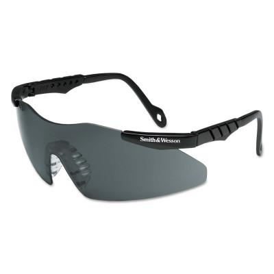 Kimberly-Clark Professional Magnum 3G Safety Eyewear, Smoke Polycarb Anti-Scratch Lenses, Black Nylon Frame, 19823