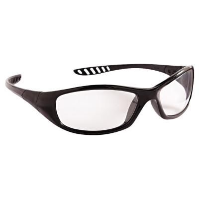 Kimberly-Clark Professional V40 Hellraiser* Safety Eyewear, Clear Lens, Anti-Fog/Anti-Scratch, Black Frame, 28615