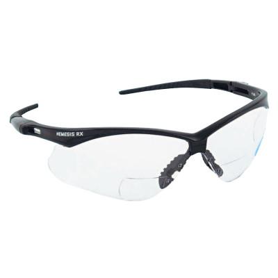 Kimberly-Clark Professional V60 Nemesis* RX Safety Eyewear, +1.0 Diopter Polycarb Anti-Scratch Lenses, Black, 28618