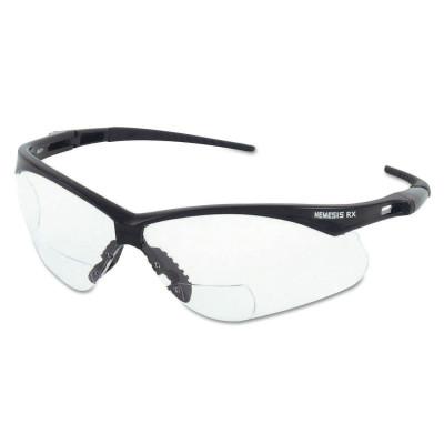 Kimberly-Clark Professional V60 Nemesis RX Safety Eyewear, +2.0 Diopter Polycarb Anti-Scratch Lenses, Black, 28624