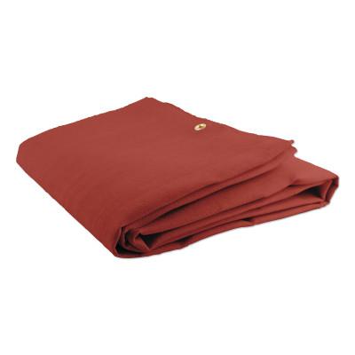 Jackson Safety Weld-O-Glass Blankets, 6 ft X 8 ft, Fiberglass, Red, 36155