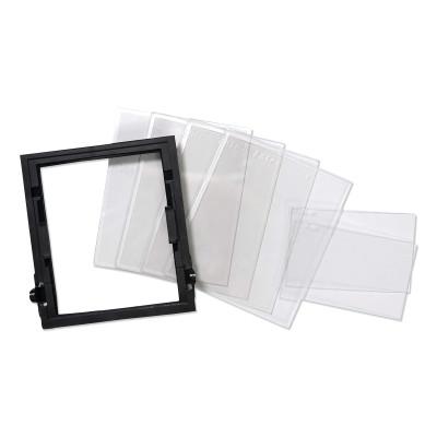 Jackson Safety Insight Clear Safety Plate Kit, 5 in x 5 in x 1/2 in, Polycarbonate, 41589