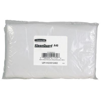 Kimberly-Clark Professional KLEENGUARD A40 Liquid/Particle Sleeve Protectors, 18", Elastic Closure, White, 44480
