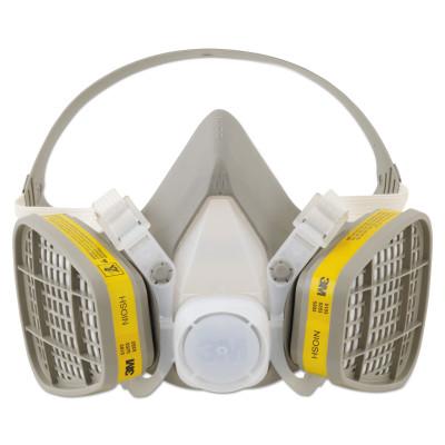 3M™ 5000 Series Half Facepiece Respirators, Medium, Organic Vapors/Acid Gases, 5203