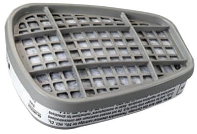 3M™ 6000 Series Gas /Vapor Cartridges, Acid Gases, White, 6002