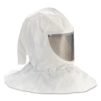 3M™ H-400 Series Hoods and Head Covers, w/Visor, Collar & Hardhat, H-412