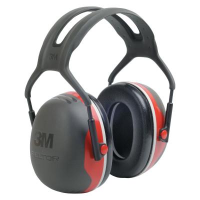 3M™ PELTOR™ X Series Earmuff, 28 dB NRR, Black/Red, Over the Head, X3A
