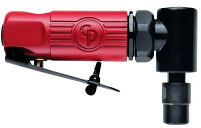 Chicago Pneumatic Angle Die Grinder, 1/4 in (NPTF), 22,500 RPM, 0.3 hp, 875