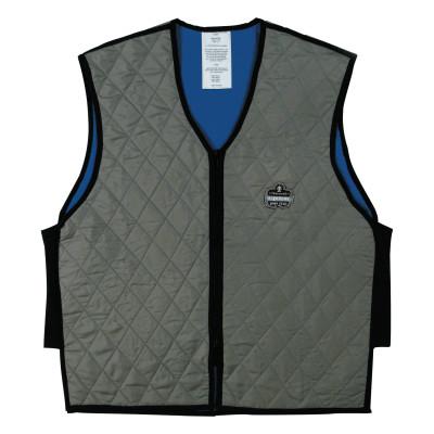 Ergodyne Chill-Its 6665 Evaporative Cooling Vests, Medium, Gray, 12543