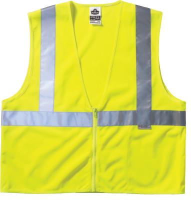 Ergodyne GloWear 8220Z Class 2 Standard Vests, 2XL/3XL, Lime, 21127