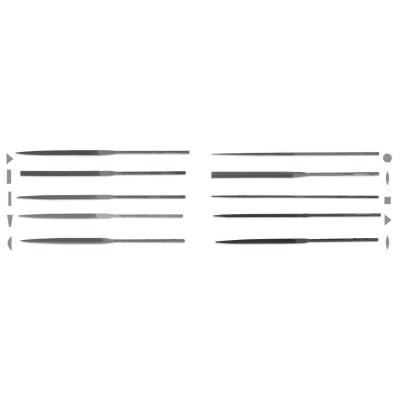 Apex Tool Group Slitting Needle Files, 0 Cut, 6 1/4 in, 38059