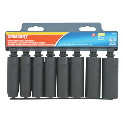 Apex Tool Group 6 Point Deep Impact SAE Sockets, 1/2 in Dr, 5/8 in Opening, CIMS23N